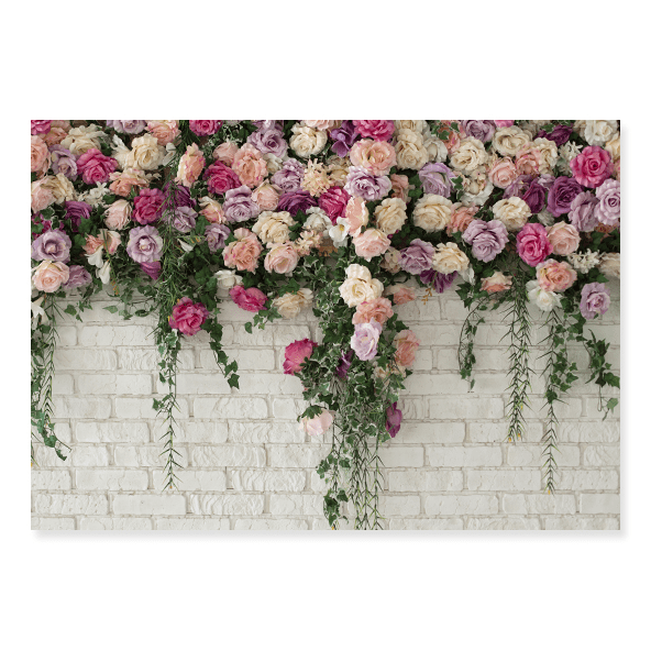 Fundo Fotográfico Floral em Tecido - FL203