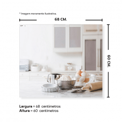 Fundo Fotográfico Cozinha em Tecido - CZ204 -01