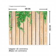Fundo Fotográfico Folhagem em Tecido - F254 -01
