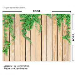 Fundo Fotográfico Folhagem em Tecido - F254 -01