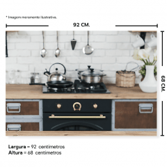 Fundo Fotográfico Cozinha em Tecido - CZ200 - 01