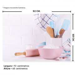 Fundo Fotográfico Cozinha em Tecido - CZ205 - 01
