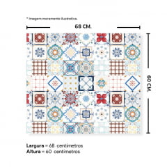 Fundo Fotográfico Azulejo em Tecido - AZ215