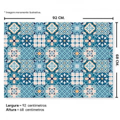 Fundo Fotográfico Azulejo em Tecido - AZ216