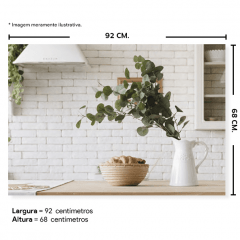 Fundo Fotográfico Cozinha em Tecido - CZ202