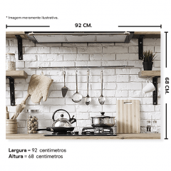 Fundo Fotográfico Cozinha em Tecido - CZ207
