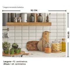 Fundo Fotográfico Cozinha em Tecido - CZ210