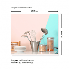 Fundo Fotográfico Cozinha em Tecido - CZ211
