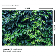 Fundo Fotográfico Folhagem em Tecido - F203