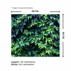 Fundo Fotográfico Folhagem em Tecido - F203