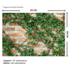 Fundo Fotográfico Folhagem em Tecido - F251