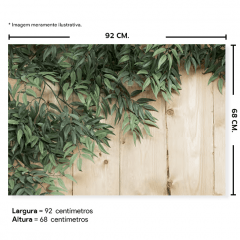 Fundo Fotográfico Folhagem em Tecido - F252