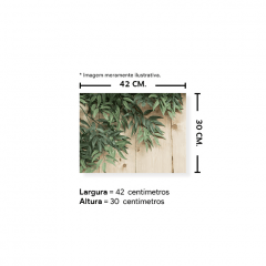 Fundo Fotográfico Folhagem em Tecido - F252
