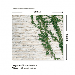 Fundo Fotográfico Folhagem em Tecido - F255