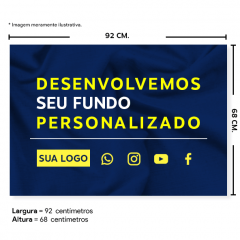 Fundo Fotográfico Personalizado em Tecido - PE200