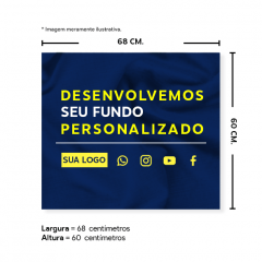 Fundo Fotográfico Personalizado em Tecido - PE200