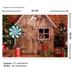 Fundo Fotográfico Natal em Tecido - NTL208