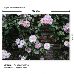 Fundo Fotográfico Floral em Tecido - FL201