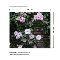 Fundo Fotográfico Floral em Tecido - FL201