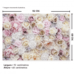 Fundo Fotográfico Floral em Tecido - FL205