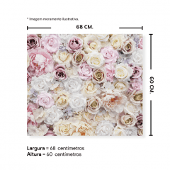 Fundo Fotográfico Floral em Tecido - FL205